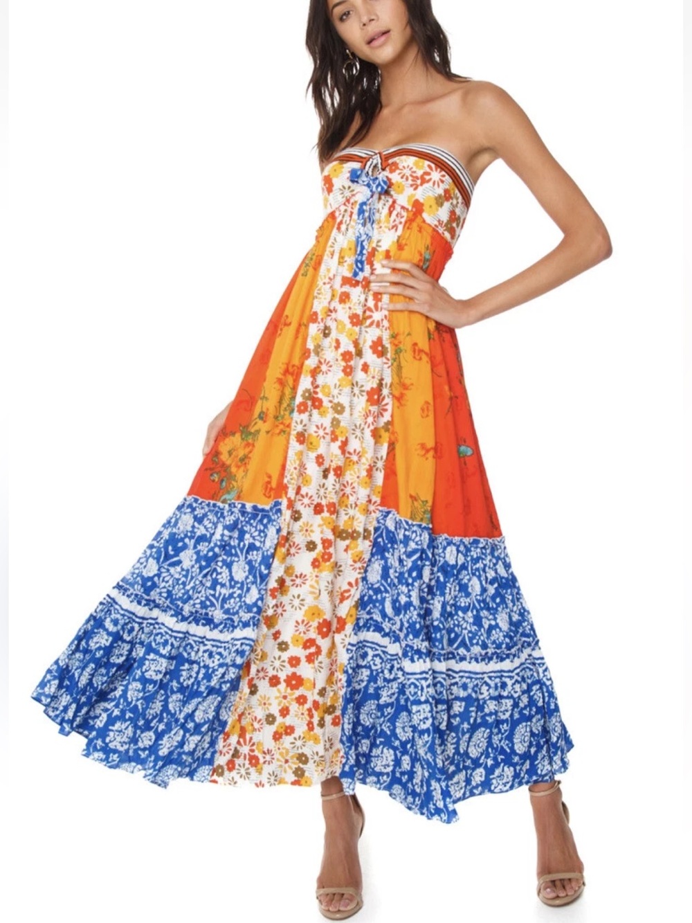 Free People Golden Dreams Maxi Dress